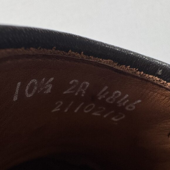 Allen Edmonds Randolph Penny Loafer Shoes Leather Bench Welt Mens 10.5 AA Brown - Picture 10 of 11